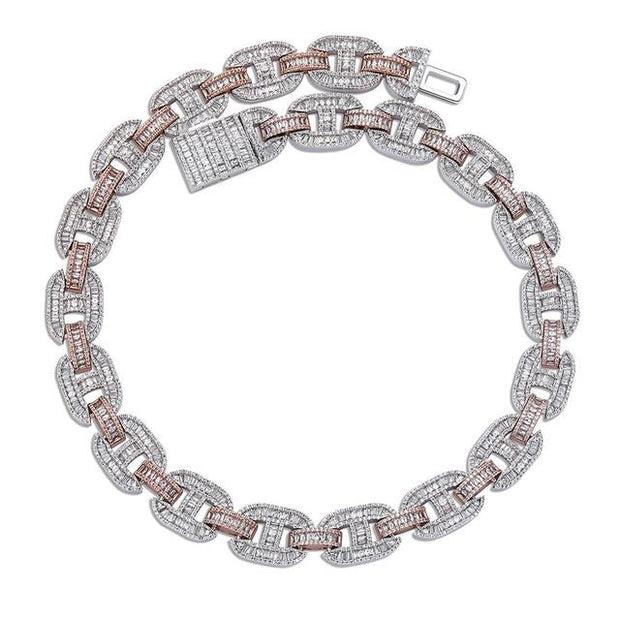 Tyler 15mm Baguette Mariner Link Chain