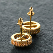 Denham Round Stud Earrings