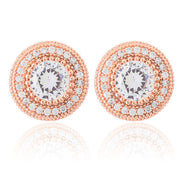 Denham Round Stud Earrings