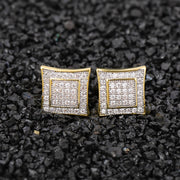 Anwar Square Stud Earrings