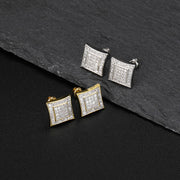 Anwar Square Stud Earrings