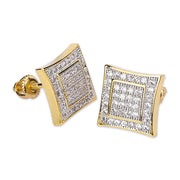 Anwar Square Stud Earrings