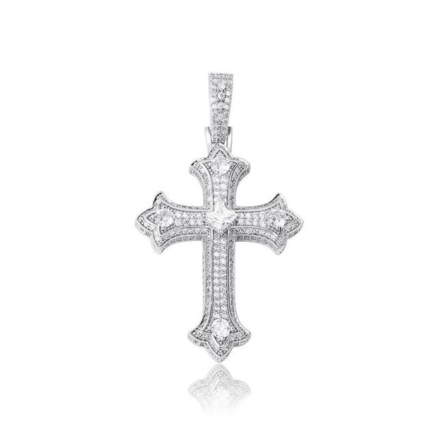 Magna Pavé Cross Pendant Chain