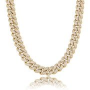 Anton 16mm Baguette Cuban Link Chain