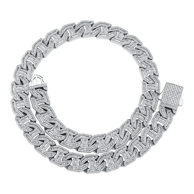 Vance 16mm Baguette Mariner Link Chain