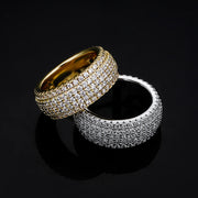 Fabian Five-Row Pavé Eternity Ring