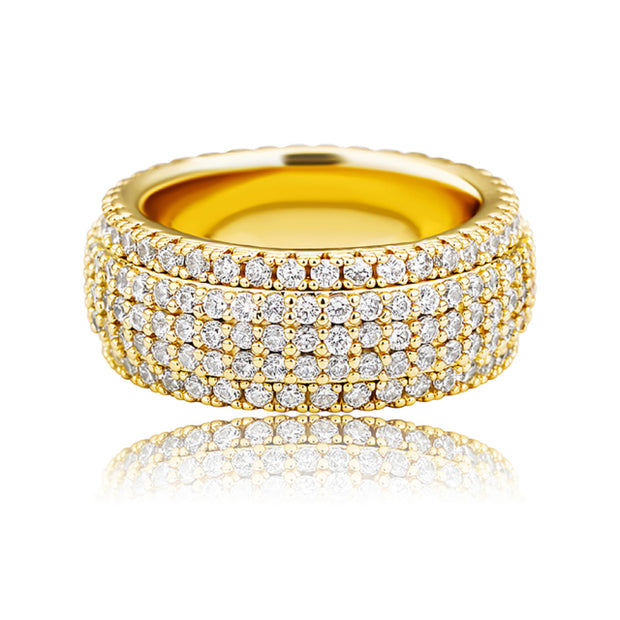 Fabian Five-Row Pavé Eternity Ring