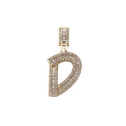 Baguette Letter Pendant Chain