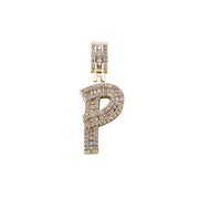 Baguette Letter Pendant Chain