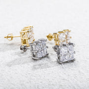 Garner Baguette Stud Earrings