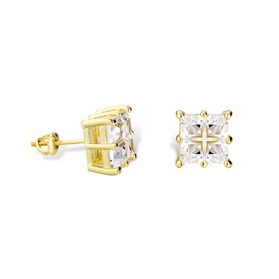 Garner Baguette Stud Earrings