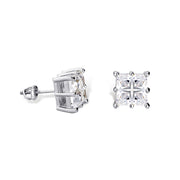 Garner Baguette Stud Earrings