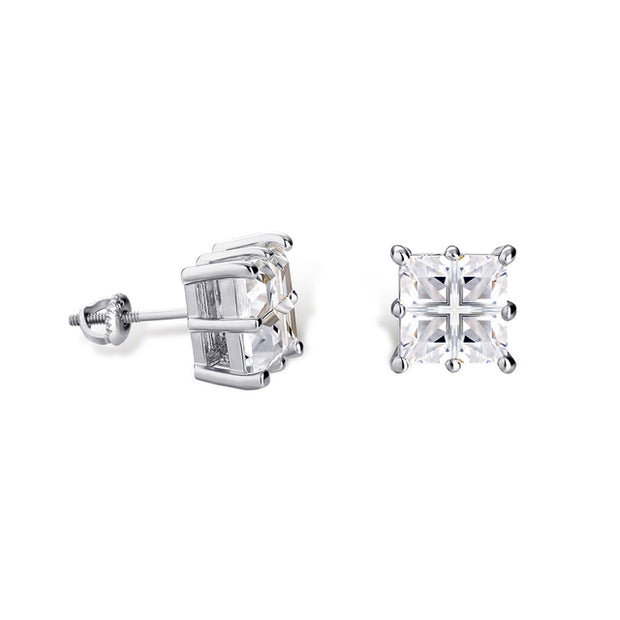 Garner Baguette Stud Earrings