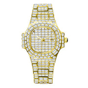 Zane Gold Baguette Quartz Watch