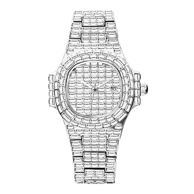 Zane Silver Baguette Quartz Watch