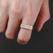 Ainsley Gold Diamond Bar Ring