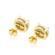 Jovan Round Stud Earrings