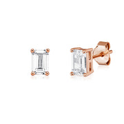 Maximillian Baguette Stud Earrings